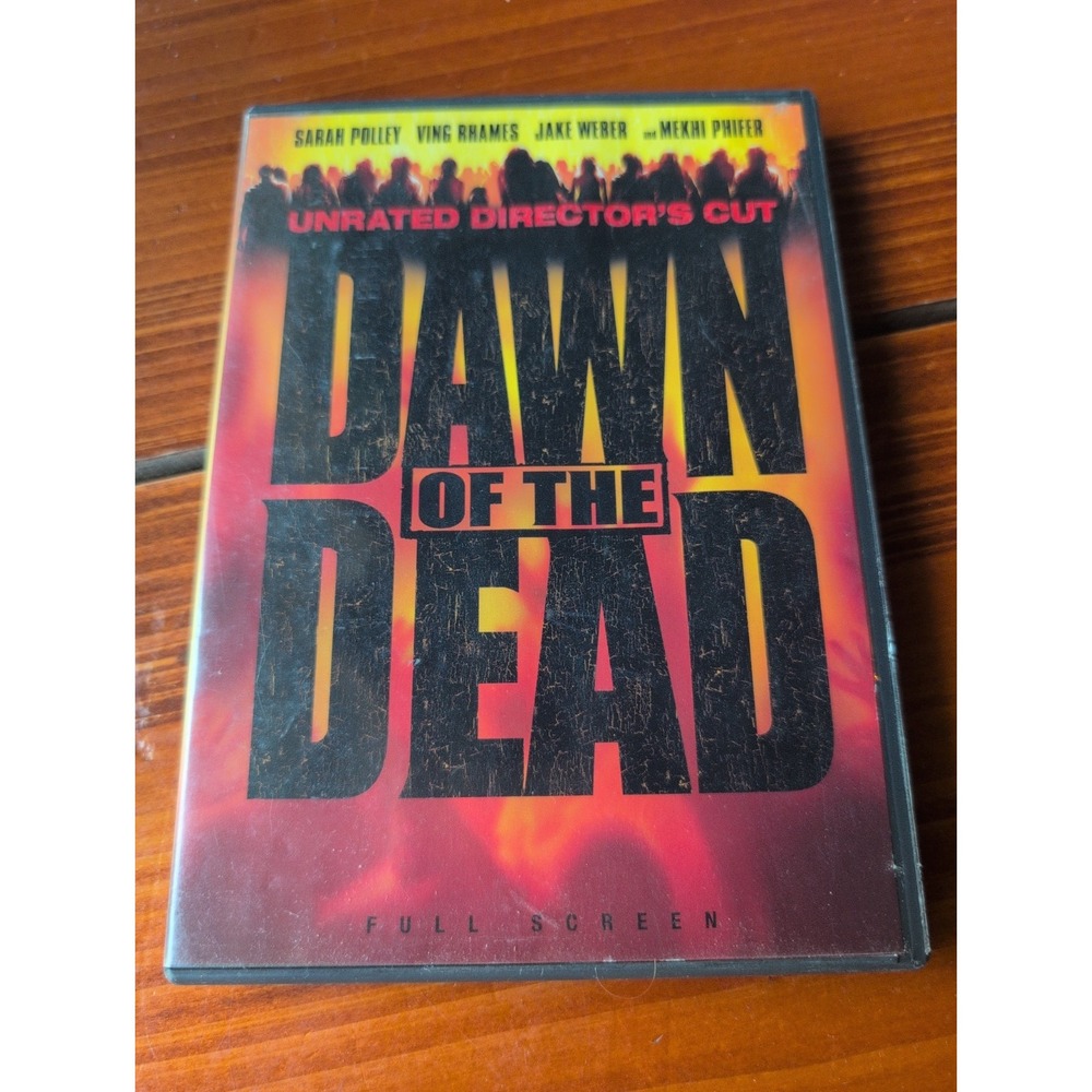 Dawn of the Dead DVD Unrated Director's Cut Full Screen 2004 Horror Movie